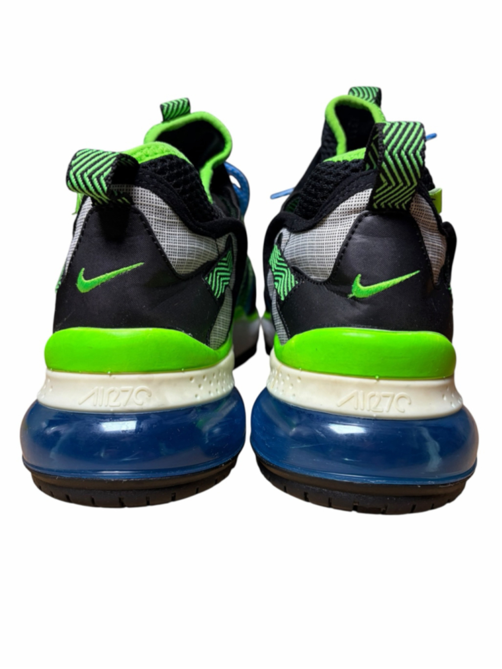 Nike Air Max 270 Bowfin Sprite Blue Green Trail Sneakers Men’s Size 9 US - Picture 9 of 11